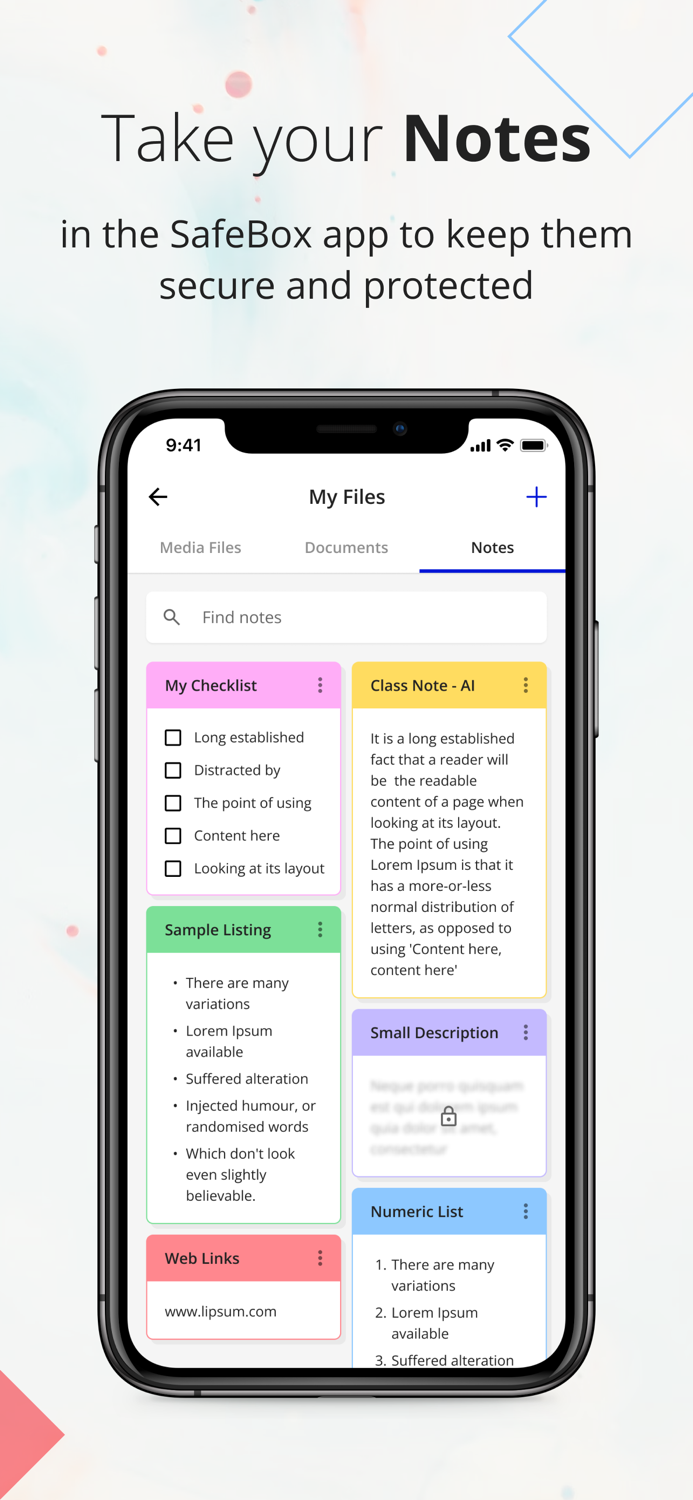 Media and File Vault - SafeBox