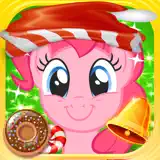 Mignon Poney et le Père Noël Action Puzzle Games - Icône de l’app