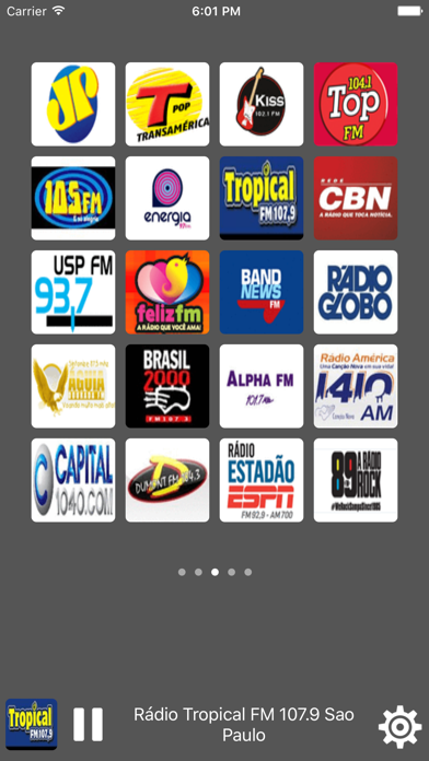Screenshot #2 pour Radio Brasil - All Radio Stations