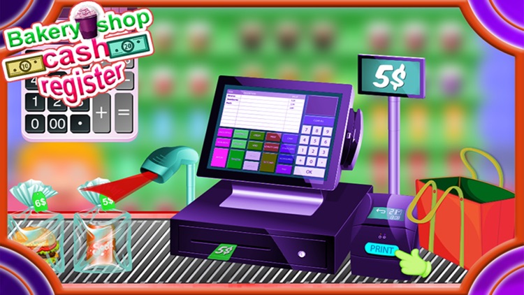 Bakery Shop Cash Register & Supermarket Game screenshot-3