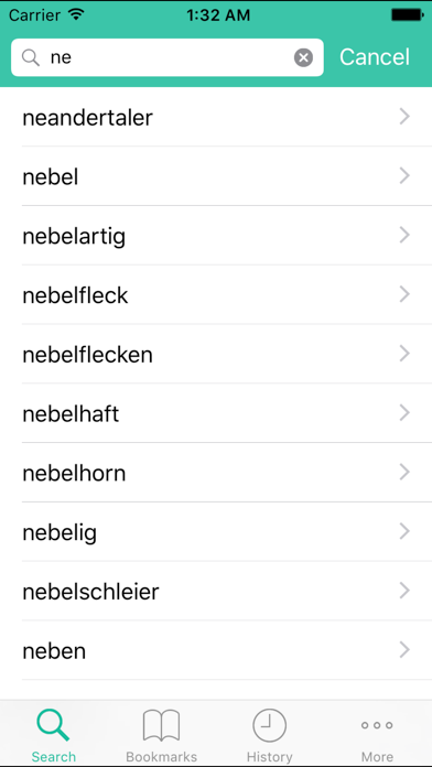 Screenshot #1 pour Từ Điển Đức Việt (German Vietnamese Dictionary)
