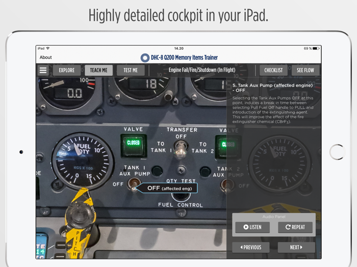 DHC-8 Q200 Memory Items
