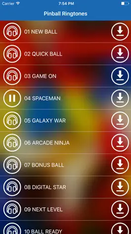 Game screenshot Пинбол рингтоны - Топ геймплей звуки бесплатно apk
