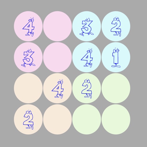 Sudoku Super Easy 4 X 4 Grid (Kidoku) Icon