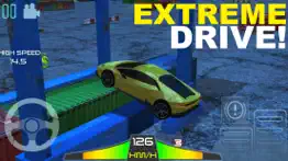 sport car driving night extreme parking simulator iphone screenshot 2