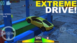 Sport Car Driving Night Extreme Parking Simulator screenshot #2 for iPhone