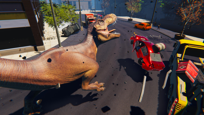 T-rex Simulator City World