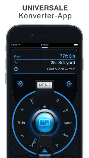 Screenshot von Unit Converter # auf dem iPhone 2