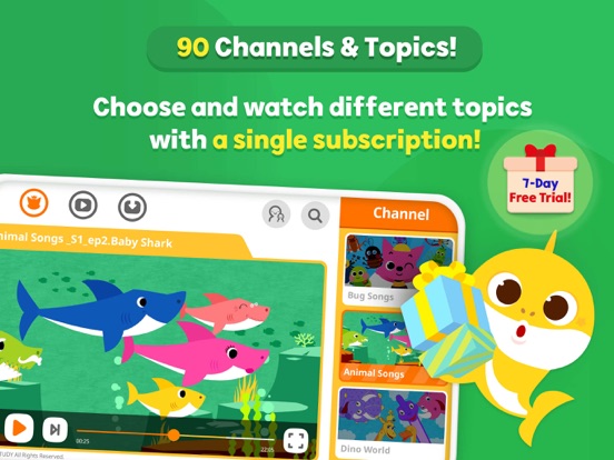 Baby Shark TV: Videos for kids iPad app afbeelding 2