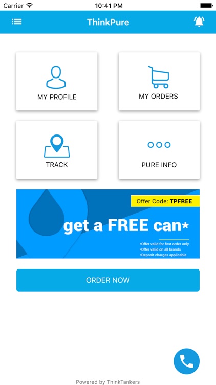 ThinkPure - Water Delivery App