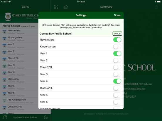 Screenshot #5 pour Gymea Bay Public School