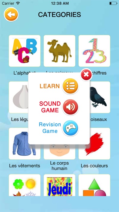 Screenshot #2 pour Apprendre vocabulaire français  enfants & débutant