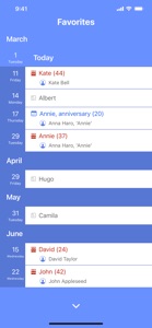 Family & Friends Calendar screenshot #4 for iPhone
