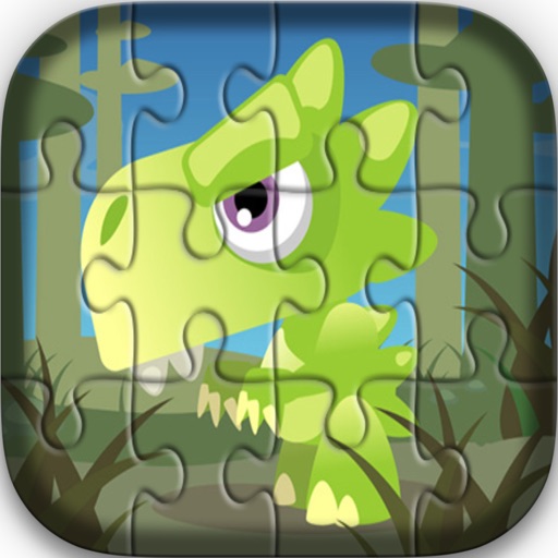 Dinosaur Jurassic Jigsaw Games Icon