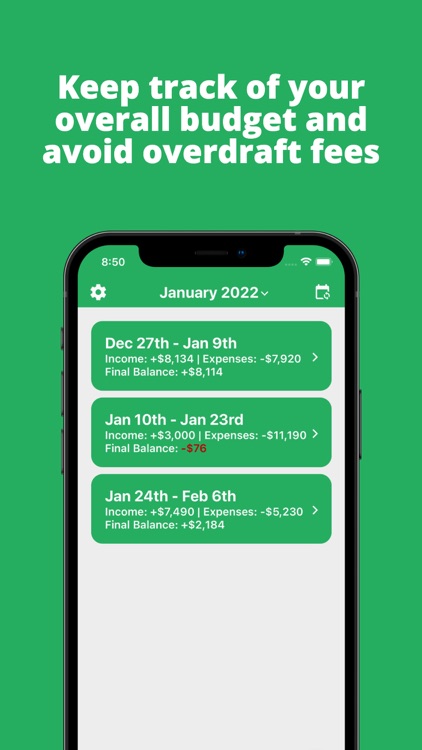 EveryTwo: Biweekly Budgeting screenshot-4