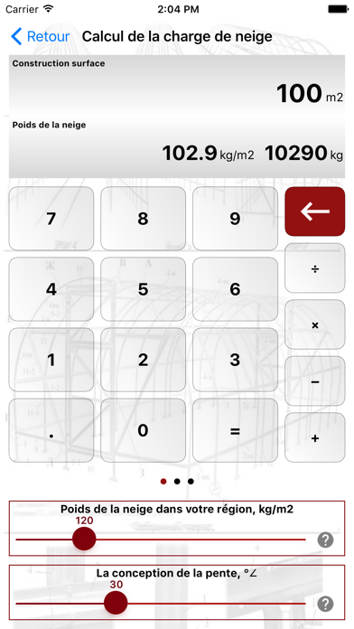 Screenshot #2 pour Calculs Polycarbonate