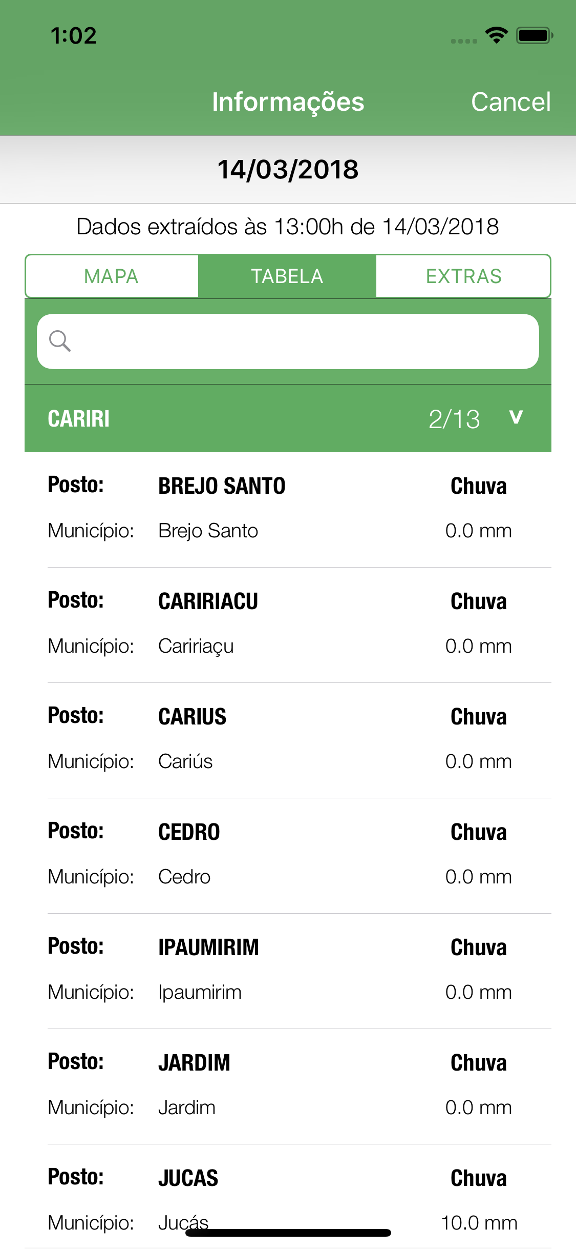 Calendário das chuvas screenshot 3