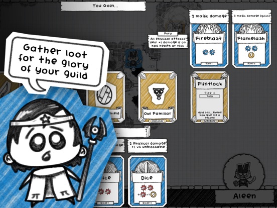 Guild of Dungeoneering iPad app afbeelding 3