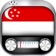 Radio Singapore FM / SG Live Radio Stations Online app icon - Music app for iPhone