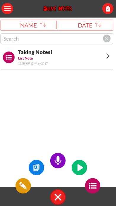 Screenshot #1 pour Slime Notes