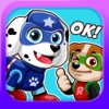 Super-Hero Pups Emoji- Sticker Patrol App