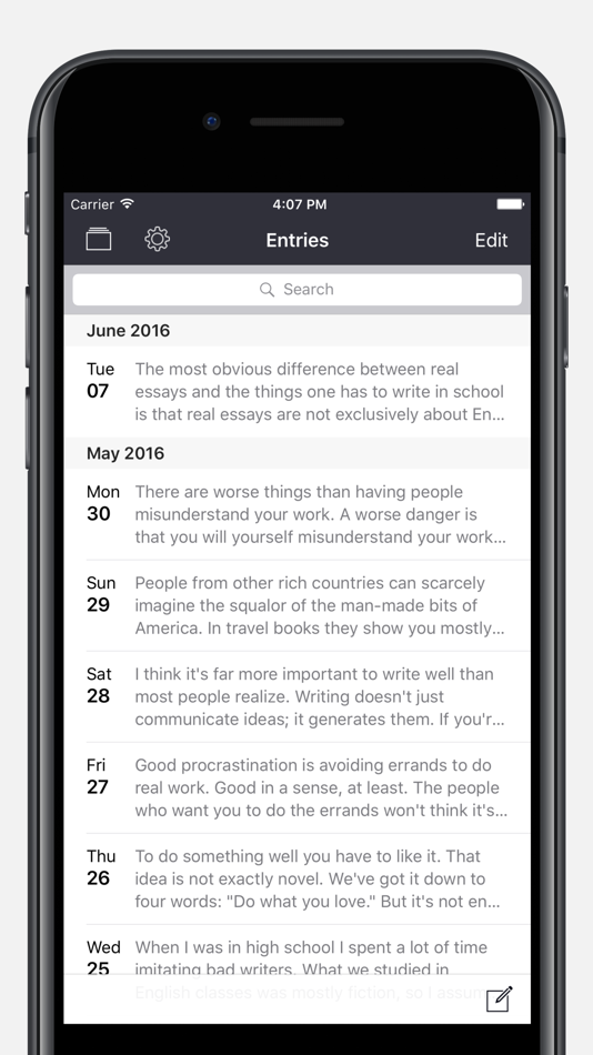 #1. Chapters - Notebooks for Writing (iOS) 由: Steven Romej