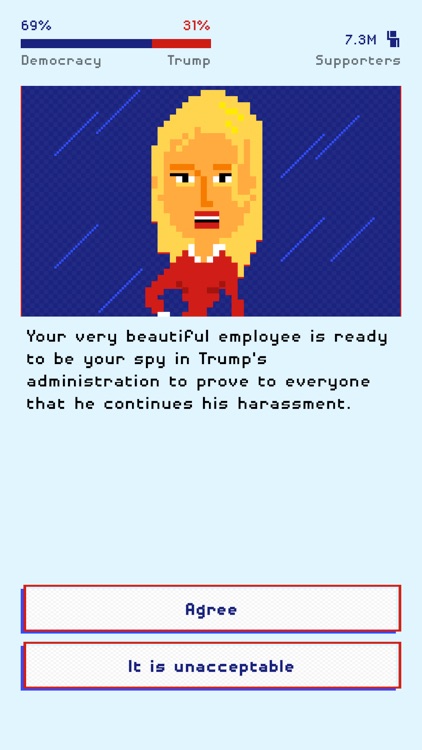 Democracy vs Donald Trump - Protest Simulator