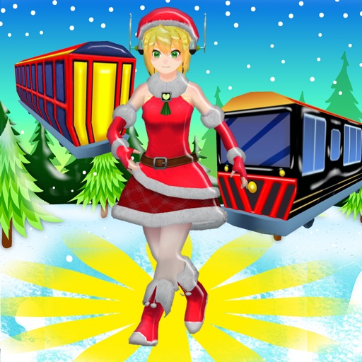 Christmas Run - Snow Princess Train Surfers iOS App