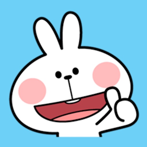 Cool Rabbit Facial Emoji