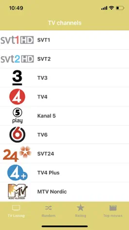 Game screenshot ► TV tablå Sverige mod apk