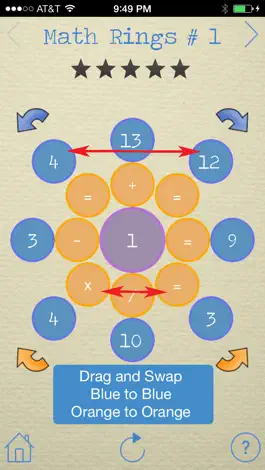Game screenshot Math Rings apk