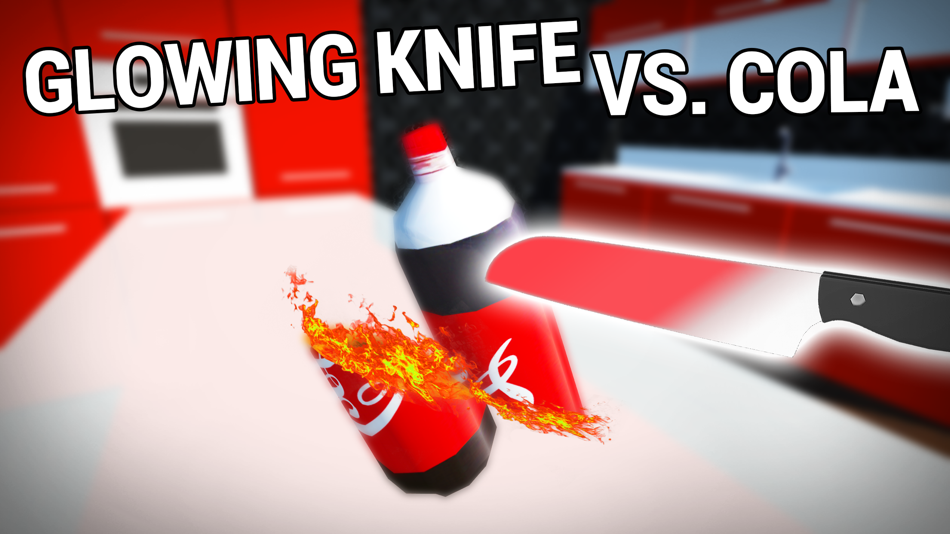 Glowing 1000 Degree Hot Knife vs Cola - 1.0 - (iOS)