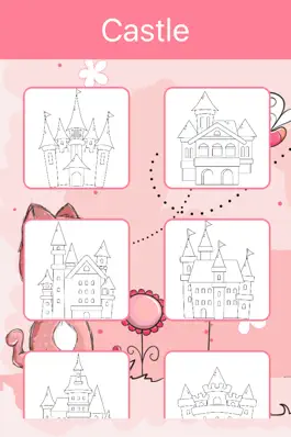 Game screenshot Castle & Princess Coloring Book: Learn to color hack