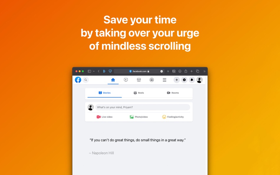 #1. Burnfeed - Stop Scrolling (macOS) Podle: Priyam Ventures Private Limited