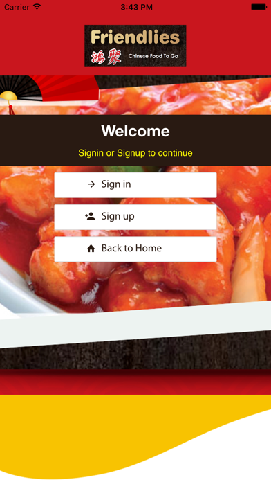Friendlies Chinese Takeaway screenshot