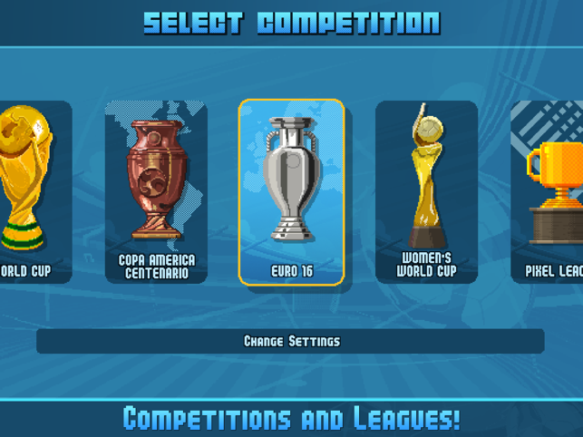 ‎Pixel Cup Soccer 16 Screenshot