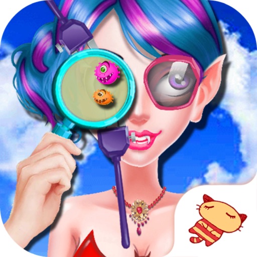 Vampire Lady's Eyes Doctor-Beauty Surgery Icon