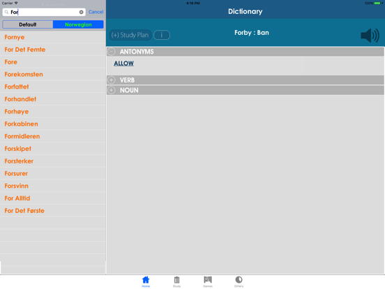 Screenshot #4 pour norsk ordbok