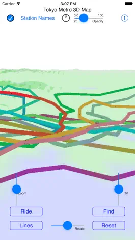 Game screenshot Tokyo Subway 3D Map apk