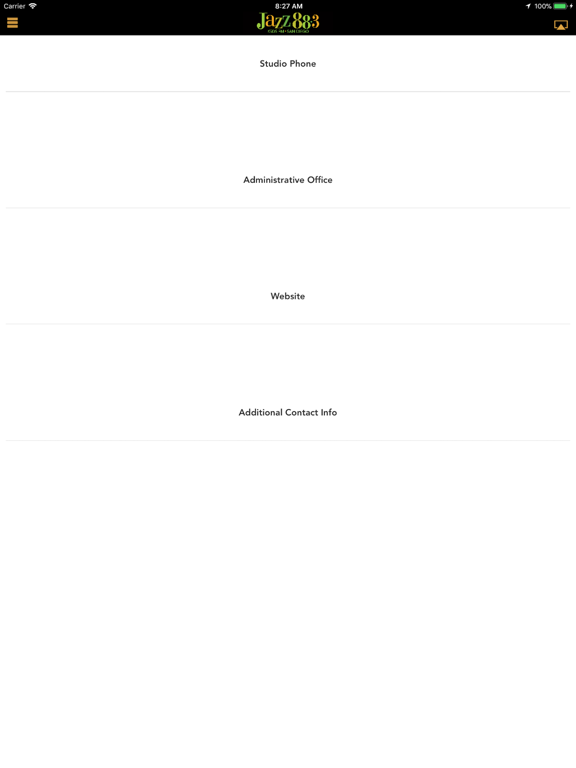 KSDS Jazz FM 88.3 San Diego iPad screenshot 4 - Music app