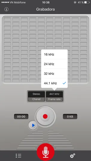 Captura de pantalla de Grabadora De Voz - Grabadora De Voz Para en iPhone 3