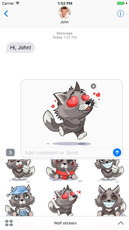 Wolf - Stickers for iMessage