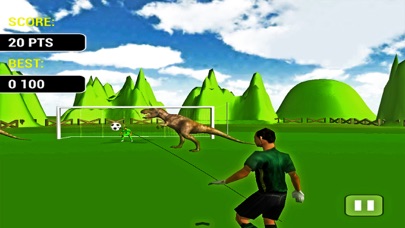 恐竜のシミュレーションゲームでのサッカーのペナルティのおすすめ画像2