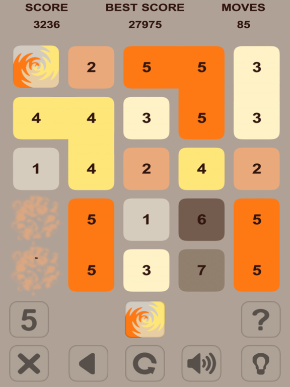 Numbers Puzzle. Get 10 iPad screenshot