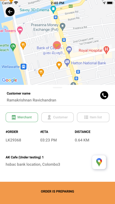 Deliver TapOne Screenshot
