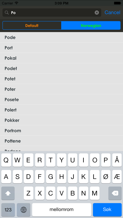 Screenshot #3 pour norsk ordbok