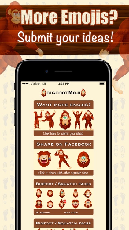 BigfootMoji – Crazy Sasquatch & Bigfoot Emojis screenshot-4