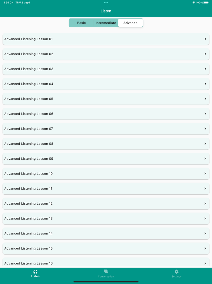 English Listening - Speaking