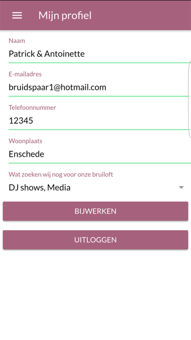 App screenshot