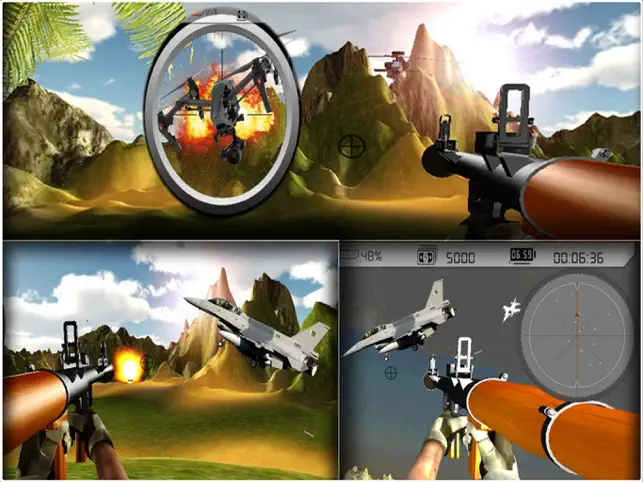 Bazooka Gun War Helicopter Shooting, game for IOS